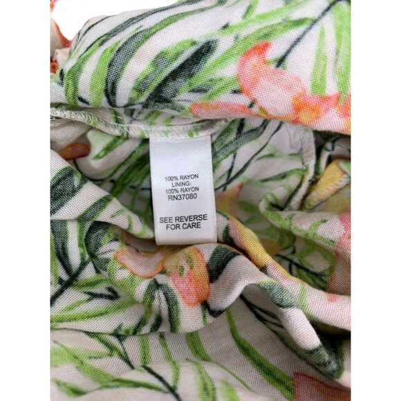 Cato Women's Rainforest Sleeveless Shorts Romper - Picture 4 of 6